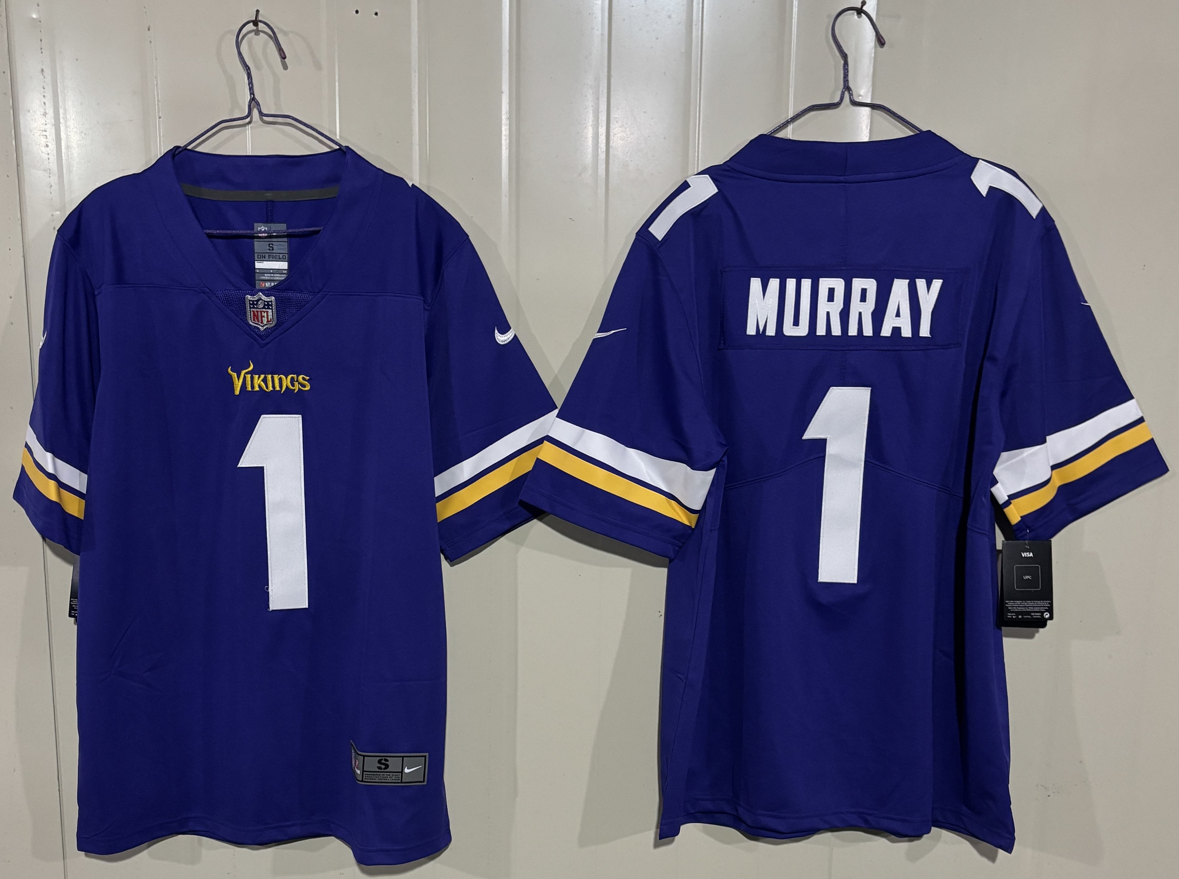 Men's Purple Minnesota Vikings #1 Kyler Murray 2026 Vapor Untouchable Limited Stitched Jersey